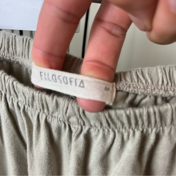 FILOSOFIA Cotton Wide Leg Pants Medium - Picture 3 of 6